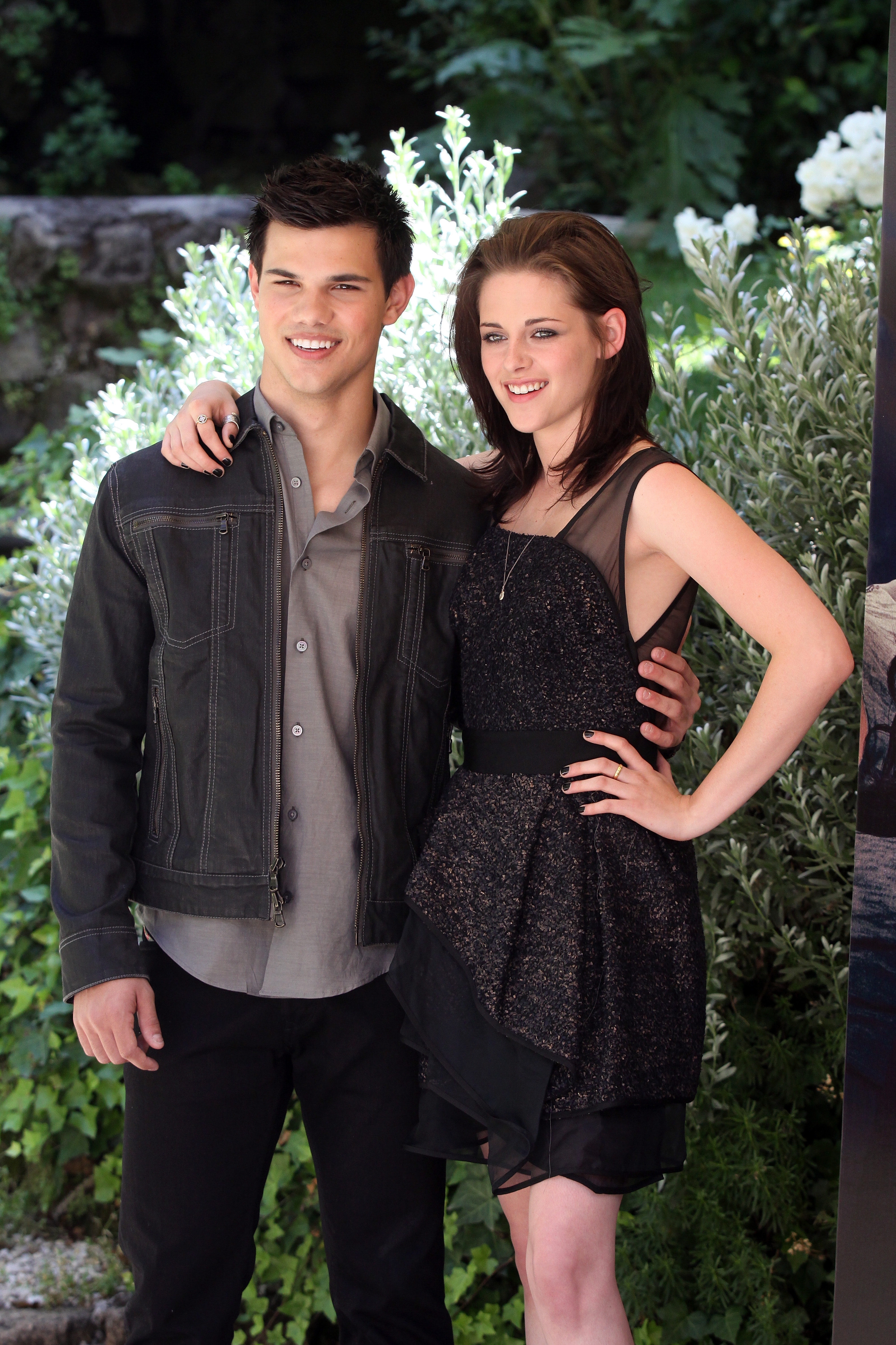 Taylor Lautner and Kristen Stewart attend ‘The Twilight Saga: Eclipse’ photocall at the Hotel Russie in Rome, Italy on June 17, 2010