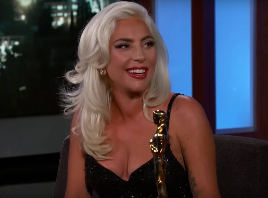 Lady Gaga appears on Jimmy Kimmel Live
