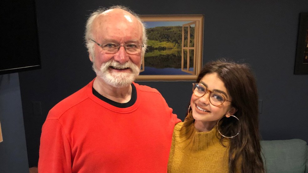 Sarah Hyland and her father