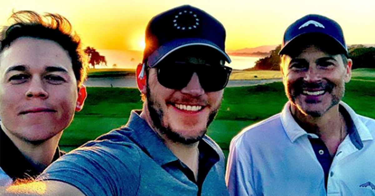 Chris Pratt & Rob Lowe Go Golfing Together & Joke About Forming A Band! Chris Pratt & Rob Lowe Go Golfing Together & Joke About Forming A Band!