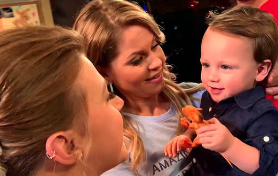 Candace Cameron Bure and John Stamos' son Billy Candace Cameron Bure and John Stamos' son Billy