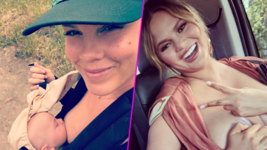 Pink, Chrissy Teigen and More Celebrity Moms Who Got Honest About Breastfeeding