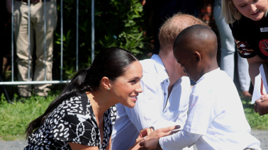 Meghan Markle And Prince Harry Beam With Excitement Visiting Children On South Africa Royal Tour - See All The Pics!