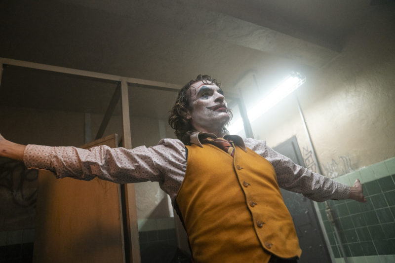 JOAQUIN PHOENIX as Joker in Warner Bros. Pictures, Village Roadshow Pictures and BRON Creative’s 'JOKER,' a Warner Bros. Pictures release. JOAQUIN PHOENIX as Joker