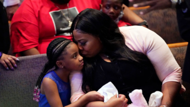 George Floyd Honored In Final Farewell: Photos Of The Private Funeral