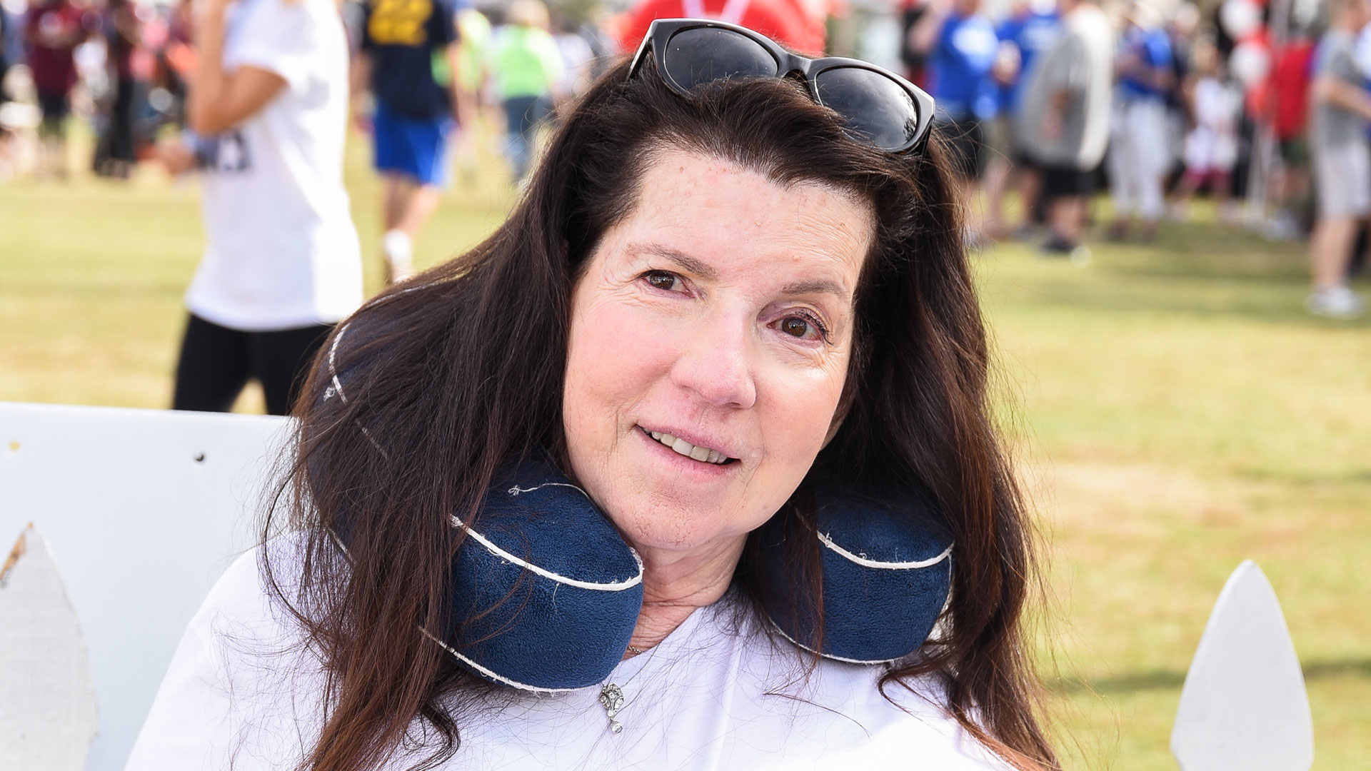 LOS ANGELES, CALIFORNIA - NOVEMBER 04: Nanci Ryder participates in Nanci Ryder's "Team Nanci" In The 16th Annual LA County Walk To Defeat ALS at Exposition Park on November 04, 2018 in Los Angeles, California. (Photo by Presley Ann/Getty Images)
