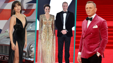 Kate Middleton & Prince William Join Celebrities For ‘No Time To Die’ Premiere In London