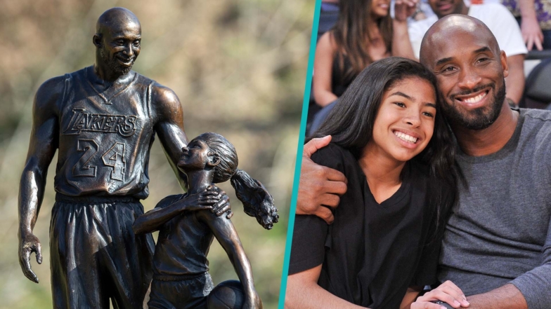 Kobe Bryant & Gianna Bryant Memorialized With Statue At Crash Site On 2-Year Anniversary Of Tragic Deaths