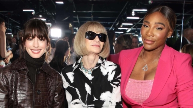 Anne Hathaway, Serena Williams & More Stars At Michael Kors Spring/Summer 2023 Show