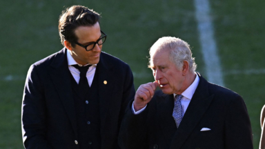 Ryan Reynolds Meets With King Charles & Camilla at Wrexham Soccer Club