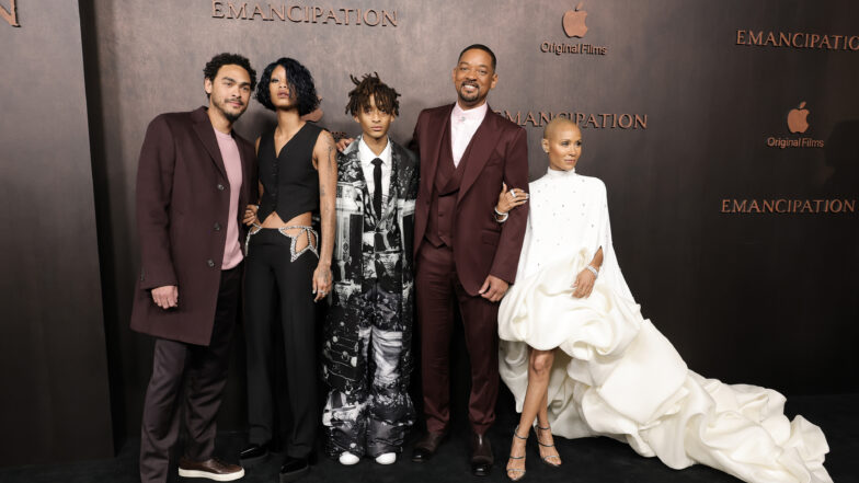 Will Smith Brings Wife Jada Pinkett Smith and Kids To ‘Emancipation’ Premiere