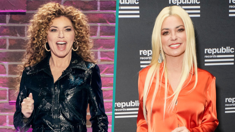 Shania Twain Looks Unrecognizable With Blonde Hair