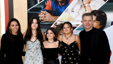 Matt Damon Brings His 3 Youngest Daughters To 'AIR' Premiere In Rare Family Appearance