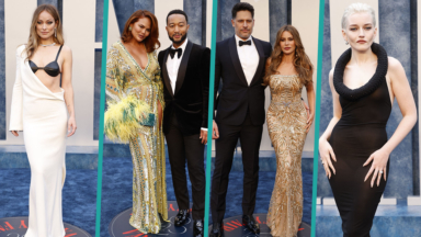 2023 Vanity Fair Oscars After Party Fashion: Olivia Wilde, Chrissy Teigen, Julia Garner & More