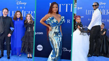 Halle Bailey Stuns As Celebrities Bring Their Children To 'The Little Mermaid' World Premiere
