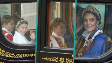 Prince William, Kate Middleton & Their Three Kids Smile In Excitement In Carriage After King Charles’ Coronation