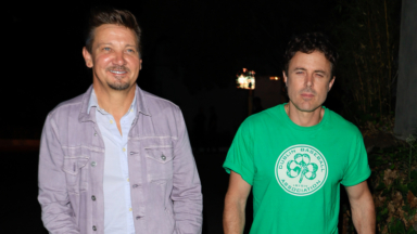Jeremy Renner Walks Without Cane To Kate Beckinsale's Birthday Party
