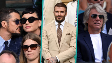 Katy Perry & Orlando Bloom, David Beckham, Jon Bon Jovi & More Stars Cheer At Wimbledon 2023