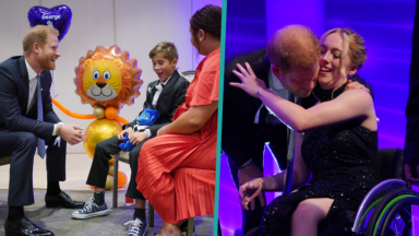 Prince Harry Laughs & Smiles With Kids at Well Child Awards As He Remembers Queen Elizabeth