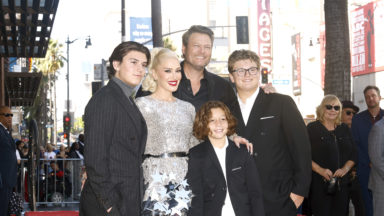 Gwen Stefani's Sons Look So Grown Up With Her & Blake Shelton At Hollywood Walk Of Fame Ceremony