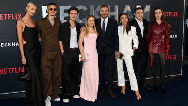 David Beckham Gets Support From Victoria & Kids Brooklyn, Romeo, Cruz & Harper at Documentary Premiere