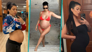 Kourtney Kardashian's Sweetest Pregnancy Moments With Baby No. 4: See Her Growing Bump!