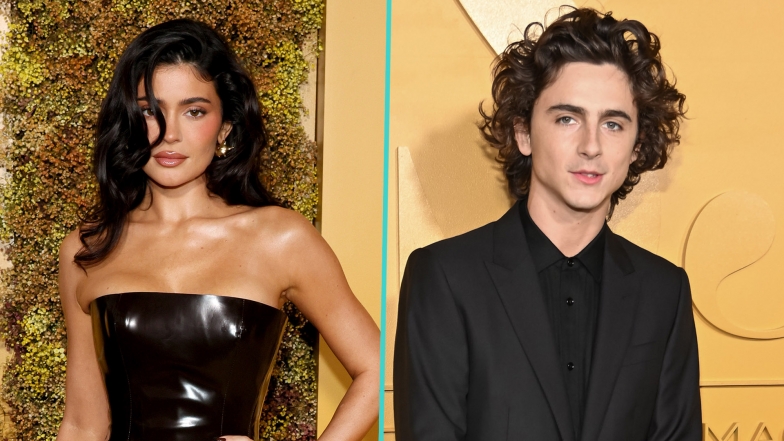 Kylie Jenner & Timothée Chalamet Rock All-Black Looks While Attending Same Event
