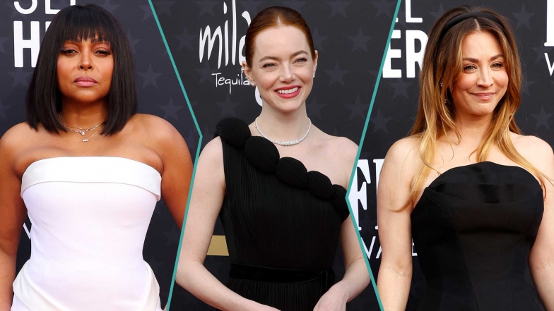 2024 Critics Choice Awards Fashion: Emma Stone, Taraji P. Henson & More