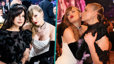 Taylor Swift Has Every Emotion at 2024 Grammys and Poses With Lana Del Rey, Kelsea Ballerini & More