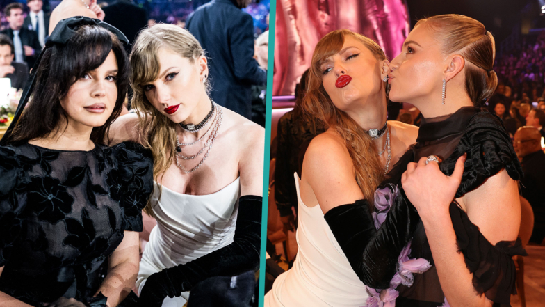 Taylor Swift Has Every Emotion at 2024 Grammys and Poses With Lana Del Rey, Kelsea Ballerini & More