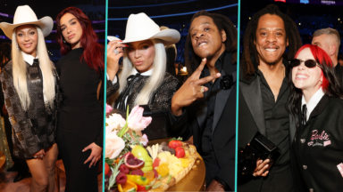 Beyoncé & Jay-Z Pose With Billie Eilish, Dua Lipa & More At 2024 Grammy Awards