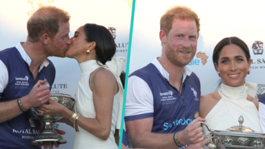 Meghan Markle & Prince Harry Look So In Love At Charity Polo Match