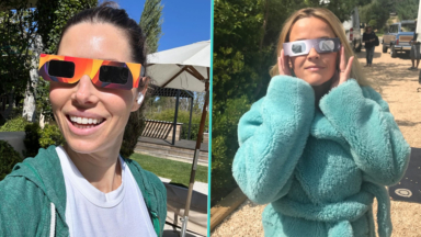 Reese Witherspoon, Jessica Biel, Kristen Bell & More Stars Watch Solar Eclipse