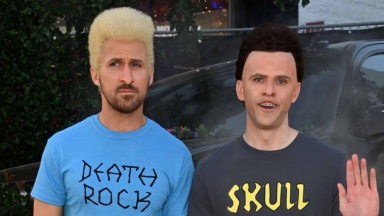 Ryan Gosling & Mikey Day Dress Up As Beavis & Butt-Head At ‘The Fall Guy’ Premiere