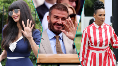 David Beckham, Golda Rosheuvel, Jameela Jamil & More Celebrities Spotted At Wimbledon 2024