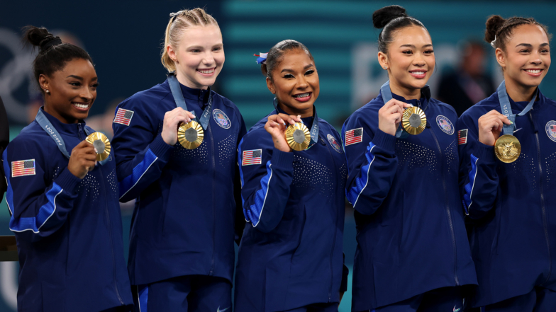 Simone Biles, Suni Lee, Jordan Chiles & Team USA Gymnasts Win Gold At 2024 Paris Olympics