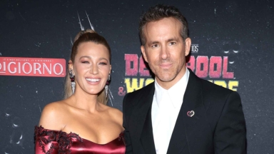 Ryan Reynolds & Blake Lively Look So In Love At 'Deadpool & Wolverine' Premiere