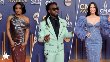 2024 CMA Awards: Simone Biles, Shaboozey, Kacey Musgraves & More Stars Dazzle On Red Carpet