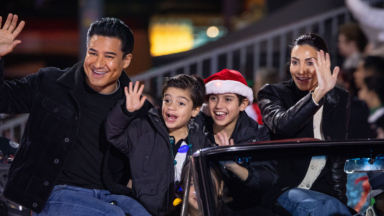 Mario Lopez Honored As Humanitarian Of The Year At 2024 Hollywood Christmas Parade