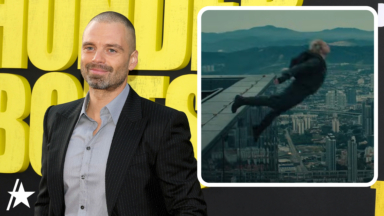 Sebastian Stan Is 'Amazed' Florence Pugh Jumped Off 2nd Tallest Building For 'Thunderbolts*'