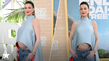 Anne Hathaway Responds To Fans Speculating She's Faking Her Third Pregnancy