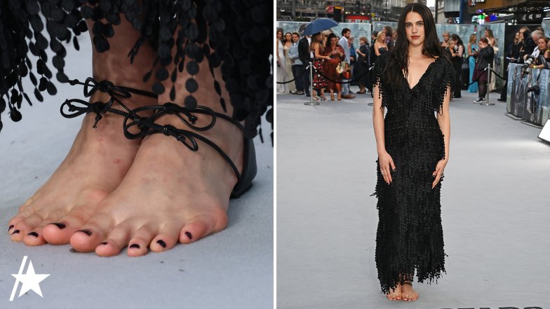 Margaret Qualley Wears Chanel's Controversial Barefoot Sandals to 'The Dog Stars' World Premiere