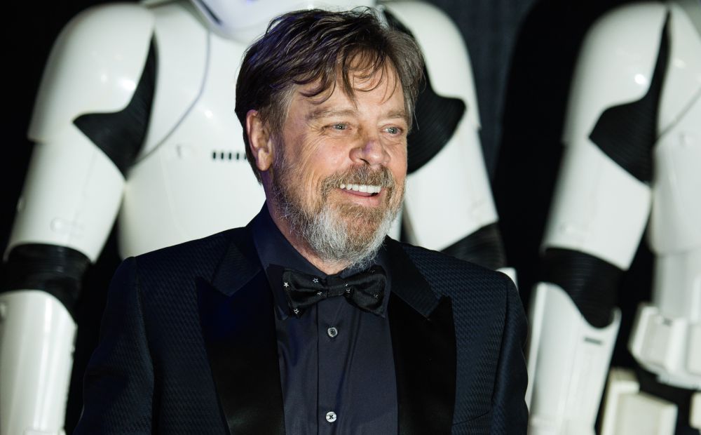 Mark Hamill attends the European premiere of ‘Star Wars: The Force Awakens’ at Leicester Square on December 16, 2015 in London