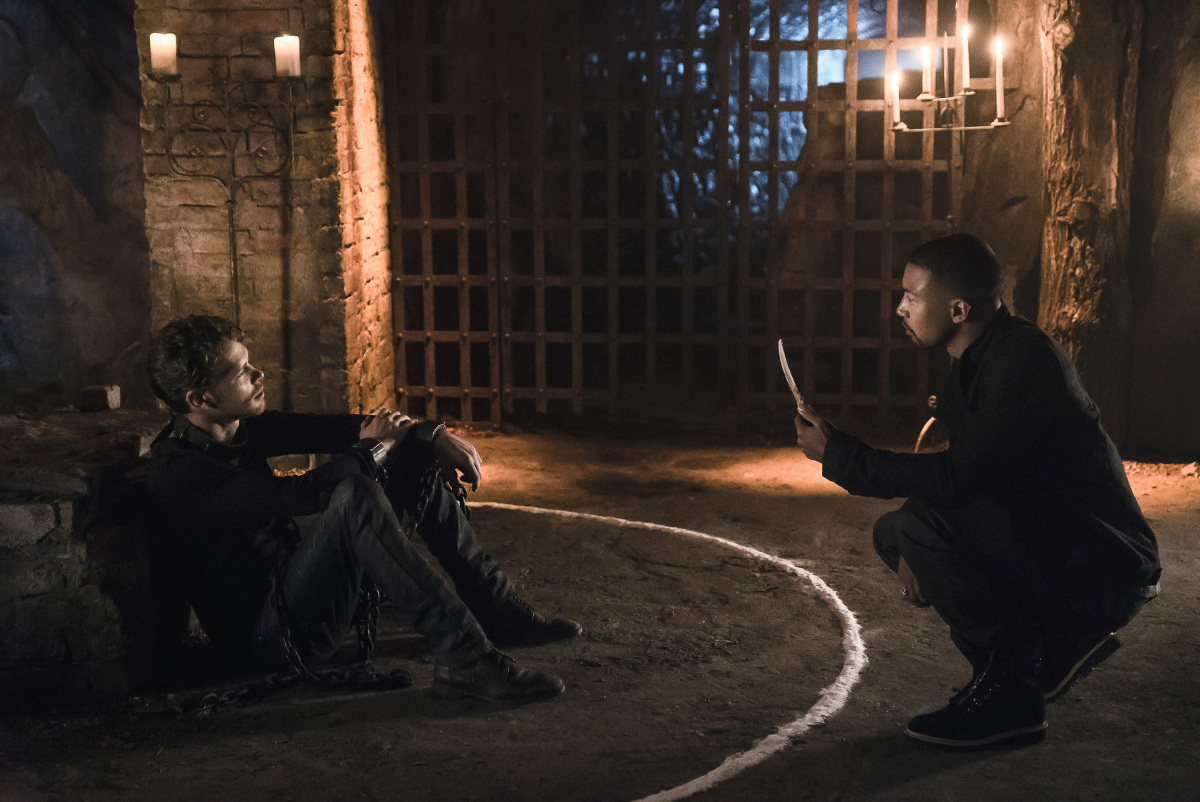Joseph Morgan as Klaus Mikaelson and Charles Michael Davis as Marcel in ‘The Originals’ Season 4, Episode 1 — ‘Gather Up The Killers’